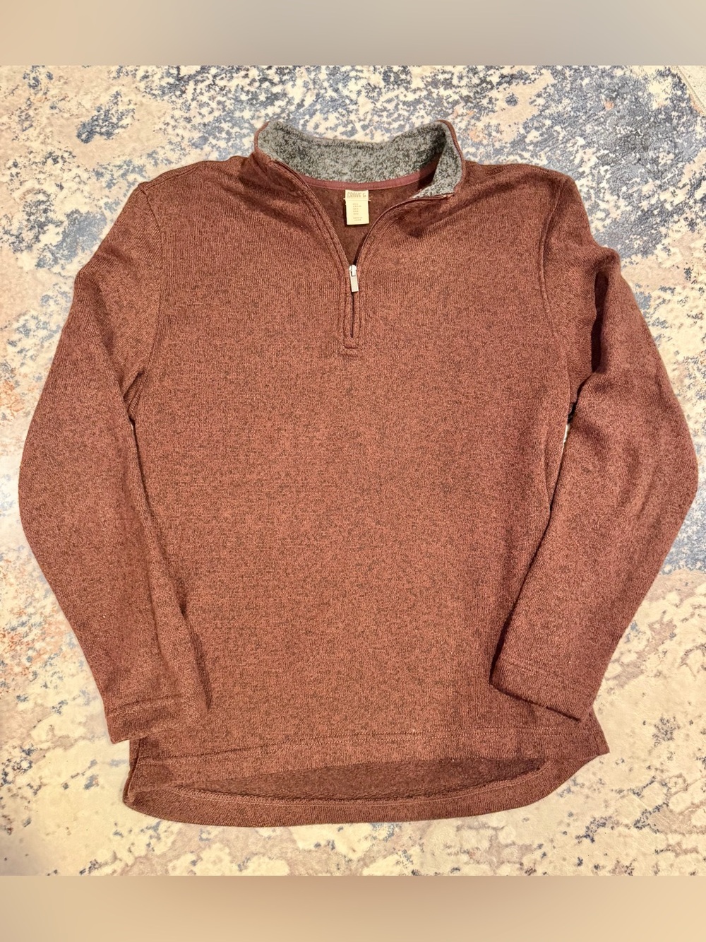 Grove & Hollow Menโs Quarter Zip Pullover XL NWOT